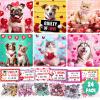 24PCS Valentines Day Cards for Kids School Classroom with Cat & Dog Jigsaw Puzzles Toys Birthday Gifts Party Favors for Toddlers Boys Girls Goodie Bag Stuffers Treat Bulk Valentine Day Exchange Gifts view 1