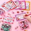24PCS Valentines Day Cards for Kids School Classroom with Cat & Dog Jigsaw Puzzles Toys Birthday Gifts Party Favors for Toddlers Boys Girls Goodie Bag Stuffers Treat Bulk Valentine Day Exchange Gifts view 4
