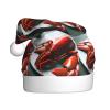 aabkjgfr Lobster Print Adult Santa Hat,Soft And Comfortable Santa Hat,Suitable For New Year'S Holiday Parties,Indoors And Outdoors. view 1