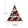 aabkjgfr Lobster Print Adult Santa Hat,Soft And Comfortable Santa Hat,Suitable For New Year'S Holiday Parties,Indoors And Outdoors. view 3