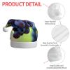 aabkjgfr Grape Print Adult Santa Hat,Soft And Comfortable Santa Hat,Suitable For New Year'S Holiday Parties,Indoors And Outdoors. view 4