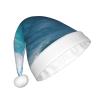 aabkjgfr Ocean Sea Wave Print Adult Santa Hat,Soft And Comfortable Santa Hat,Suitable For New Year'S Holiday Parties,Indoors And Outdoors. view 2