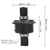 43T Front Rear Differential Gear for ZD 1/7 07 07 RC Car, Upg Parts, Strength Pla and Steel Differential Gear with 43 Teeth, for te Control Cars view 3
