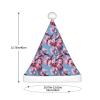 aabkjgfr Cherry Blossoms Print Adult Santa Hat,Soft And Comfortable Santa Hat,Suitable For New Year'S Holiday Parties,Indoors And Outdoors. view 3