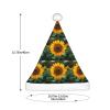 aabkjgfr Beautiful Sunflower Print Adult Santa Hat,Soft And Comfortable Santa Hat,Suitable For New Year'S Holiday Parties,Indoors And Outdoors. view 3