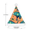 aabkjgfr Dinosaur Print Adult Santa Hat,Soft And Comfortable Santa Hat,Suitable For New Year'S Holiday Parties,Indoors And Outdoors. view 3