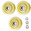 3-piece 36T nylon motor gear set, 47.5mm diameter, with bearings and nylon planetary gear flywheel. Suitable for 500W-1000W hub motors, electric mountain bikes, folding bikes, bicycles, and fat bikes view 1