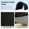 GR8FUN 24x10x10FT Inflatable Sports Tunnel Entrance Black with Blower, Event Giant Inflatable Tunnel Tent for Team Intros, Business Promotion, Trade Shows, Advertising & Exhibitions view 3