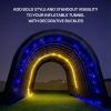 GR8FUN 24x10x10FT Inflatable Sports Tunnel Entrance Black with Blower, Event Giant Inflatable Tunnel Tent for Team Intros, Business Promotion, Trade Shows, Advertising & Exhibitions view 4