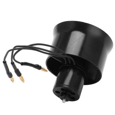 Cufaee Ducted Fan with Motor, 30mm EDF 6 Blades Ducted Fan with QF1611 7000KV 2 to 4S Brushless Motor for RC Airplane
