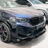 Mrregqic Auto Accessories for BMW X3M X4M F97 F98 LCI 2022+Front Bumper Spoiler Splitter Lip (Piano Black) ABS 1PCS view 3