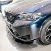 Mrregqic Auto Accessories for BMW X3M X4M F97 F98 LCI 2022+Front Bumper Spoiler Splitter Lip (Piano Black) ABS 1PCS view 4