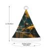 aabkjgfr Deer Bear Moose Print Adult Santa Hat,Soft And Comfortable Santa Hat,Suitable For New Year'S Holiday Parties,Indoors And Outdoors. view 3