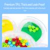 AHTCPO Liquid-Filled Colour Sorting Shapes, Sensory Equipment for Babies Toddlers Preschoolers, Small Sensory Toys, Enhances Colour Recognition view 3