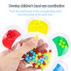 AHTCPO Liquid-Filled Colour Sorting Shapes, Sensory Equipment for Babies Toddlers Preschoolers, Small Sensory Toys, Enhances Colour Recognition view 4