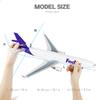 QIYUMOKE 1/130 Large Scale Compatible for FedEx MD-11 Airplane Model view 2