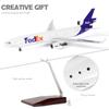 QIYUMOKE 1/130 Large Scale Compatible for FedEx MD-11 Airplane Model view 3