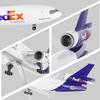 QIYUMOKE 1/130 Large Scale Compatible for FedEx MD-11 Airplane Model view 4