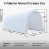 GR8FUN 24x10x10FT Inflatable Sports Tunnel Entrance White with Blower, Event Giant Inflatable Tunnel Tent for Team Intros, Business Promotion, Trade Shows, Advertising & Exhibitions view 2