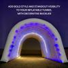 GR8FUN 24x10x10FT Inflatable Sports Tunnel Entrance White with Blower, Event Giant Inflatable Tunnel Tent for Team Intros, Business Promotion, Trade Shows, Advertising & Exhibitions view 4