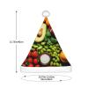 aabkjgfr Vegetable Fruit Print Adult Santa Hat,Soft And Comfortable Santa Hat,Suitable For New Year'S Holiday Parties,Indoors And Outdoors. view 3