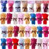 28 Pack Valentines Day Cards for Kids School with Plush Bears Toys Stuffed Animals, Valentines Day Gifts For Kids Classroom Exchange With 7 Designs Valentines Cards Party Favors view 1