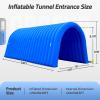 GR8FUN 24x10x10FT Inflatable Sports Tunnel Entrance Blue with Blower, Event Giant Inflatable Tunnel Tent for Team Intros, Business Promotion, Trade Shows, Advertising & Exhibitions view 2