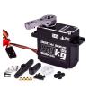 FJXLTVON RC Servo Waterproof Brushless Coreless Servo 50KG 45KG 35KG 25KG Metal Gear Digital Servo for RC Model(BLS-HV50MG-360) view 1