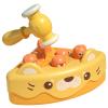 Naroote Colorful Cake Design Whack Pounding Toy Soft Hammer for Toddler Educational Playtime (Tiger) view 2