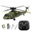 Actualia K200 Black Hawk RC Helicopter, 6CH Remote Control Helicopter Model with Optical Flow Positioning & Inverted Flight, Simulation Aerobatic Military Aircraft for Beginner view 1