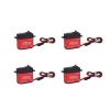 4pcs Waterproof Servo 20Kg 25Kg 30Kg 35Kg 40Kg High Speed Metal Gear Digital Servo Suitable for 1/8 1/10 Scale(4x25kg 180 Degree) view 1