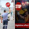 Double-Sided LED Stop Slow Paddle Sign - Handheld Traffic Safety Sign with Foam Grip for School Crossings, Construction, Parking - Bright Light, 1-Pack (Stop/Slow) view 2