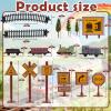 16Pcs Train Cake Topper Train Cake Decorations for Baby Shower Party Supplies view 2