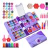 Kids Makeup Set for Girl 4-12 Years Old, Washable Real Cosmetic Girls Princess Make Up Toys, Kids Makeup Kit for Girls Birthday Gift view 1