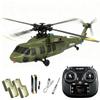 Actualia K200 Black Hawk RC Helicopter, 6CH Remote Control Helicopter Model with Optical Flow Positioning & Inverted Flight, Simulation Aerobatic Military Aircraft for Beginner view 1