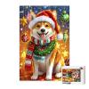 Corgis in Christmas Decorations 1000 Pieces Puzzle for Adults, Educational Intellectual Jigsaw Puzzle, Christmas Fantasy Puzzles for Adults Fun Game 20 * 28.8 Inch view 3
