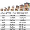 Corgis in Christmas Decorations 1000 Pieces Puzzle for Adults, Educational Intellectual Jigsaw Puzzle, Christmas Fantasy Puzzles for Adults Fun Game 20 * 28.8 Inch view 4