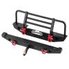 BAODEYOUB Metal Front Rear Bumper with LED s for II 90046, RC Car Parts, l Bumper for 1/10 RC Crawler Car, Includes 4 LED s and S Access view 3