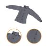 1:6 Scale Action Figure Shirt Doll Clothes Realistic Prop Fancy Dress Miniature Clothing for 12 inch Male Dolls Accessories, Dark Gray view 3