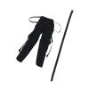 1:6 Scale Action Figure Clothes Miniature Clothing Pants and Belt Mini Doll Clothes Women Dress up for 12" Female Body Dolls, Black view 1
