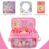 RZYLKA Carrying Case for Tonies Box 2 with Adjustable Dividers, Protective Storage Bag for Tonies Figures, Tonieplay Controller & Charger, Bag for Tonies Storage Compatible with Tonies Box 1(Pink) view 2