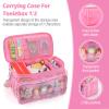 RZYLKA Carrying Case for Tonies Box 2 with Adjustable Dividers, Protective Storage Bag for Tonies Figures, Tonieplay Controller & Charger, Bag for Tonies Storage Compatible with Tonies Box 1(Pink) view 4