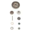 1/16 Metal Differential Gear Pinions with Drive Gear, RC Car Metal Differential Gear for 16889A 16889 SG1601 SG1602 M16103, Aluminum y Differential Gear Set with Centre Shaft and G view 4