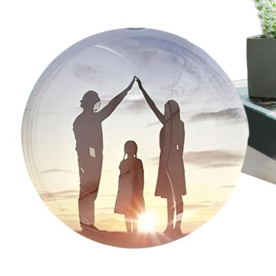 Crystal Ball Video Player 3 Inch ABS Glass | Digital Ornament with Speaker | 3D Memory Orbs Ball for Home and