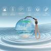 Crystal Ball Video Player  3 Inch ABS Glass | Digital Ornament with Speaker | 3D Memory Orbs Ball for Home and view 3