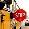 18" LED Flashing Stop Sign for School Buses - High Visibility Traffic Safety Light, Manual & Electric Operation, Side Mounted Red Sign (12V) view 2