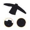 1:6 Scale Action Figure Shirt Doll Clothes Realistic Prop Fancy Dress Miniature Clothing for 12 inch Male Dolls Accessories, Black view 3