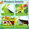 SyrmMatu Felt Board Story Sets, Farm Animals Felt Story Board, Early Learning Interactive Wall Hanging Boards for Family Christmas Role Playing (Farm B) view 4