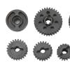 7pcs or Y4RO YK4081PRO, RC Car Gear Set, Hardened Steel Replacement Parts, 1:10 Scale CING Car Gear Set with Black Oxidation, view 3