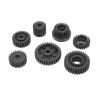 7pcs or Y4RO YK4081PRO, RC Car Gear Set, Hardened Steel Replacement Parts, 1:10 Scale CING Car Gear Set with Black Oxidation, view 4